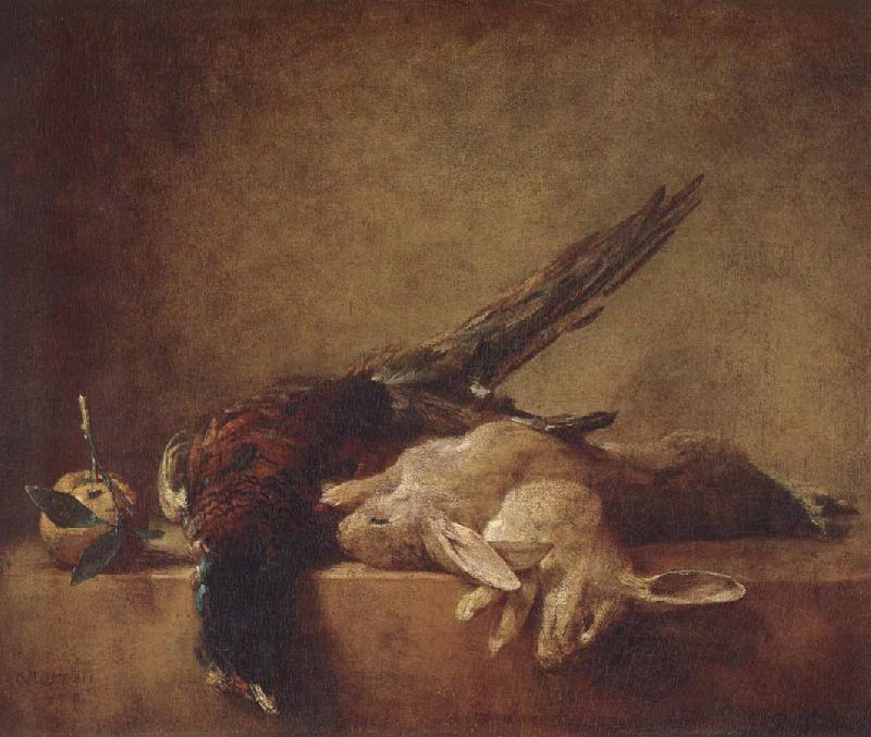 Jean Baptiste Simeon Chardin Stilleben with the game